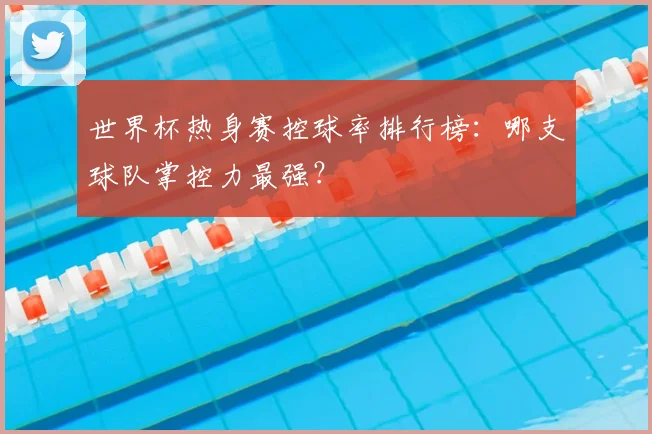 世界杯热身赛控球率排行榜:哪支球队掌控力最强?