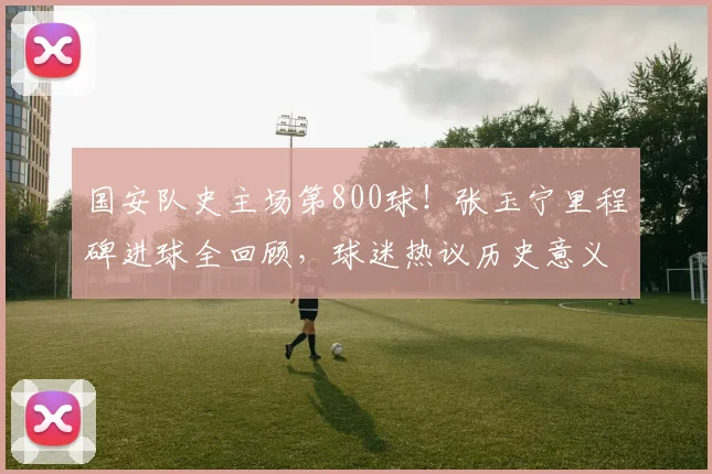 国安队史主场第800球!张玉宁里程碑进球全回顾,球迷热议历史意义